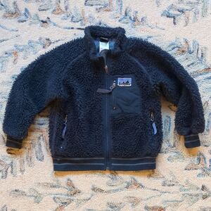 Black Fleece Zip-Up Jacket